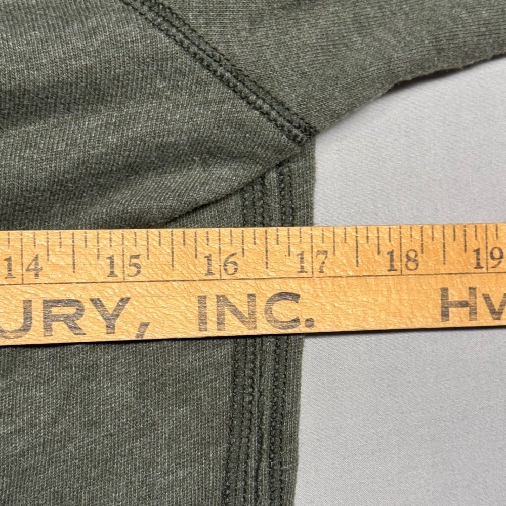 Hollister Womens Small Olive Green Malibu Button Hoodie Longline Pullover - Picture 7 of 7